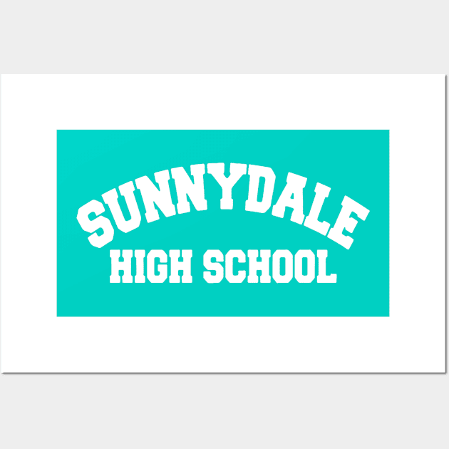 Sunnydale High School Logo Merch Wall Art by rahayu